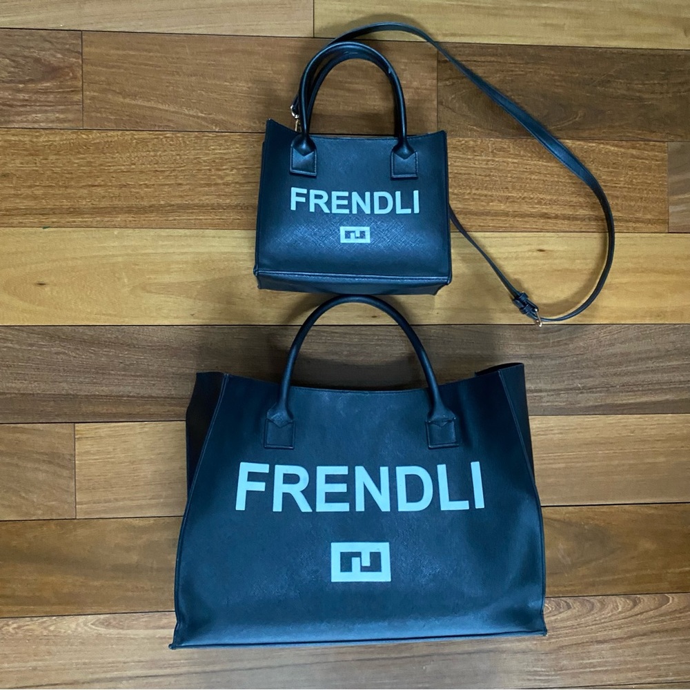 Friendli Leather Tote Handbag